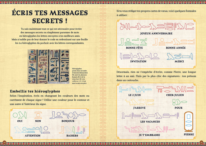 Ecris comme un Egyptien