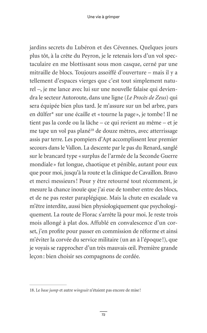 Une vie à grimper: Du chanvre aux JO