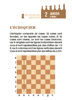 Calendrier Passion Échecs en 365 jours - Année à Bloc