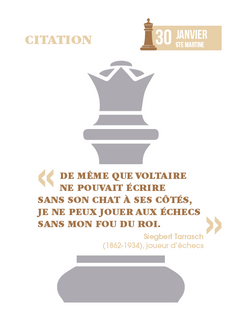 Calendrier Passion Échecs en 365 jours - Année à Bloc