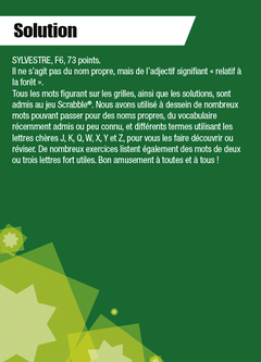 Calendrier Scrabble en 365 jours - L'Année à Bloc