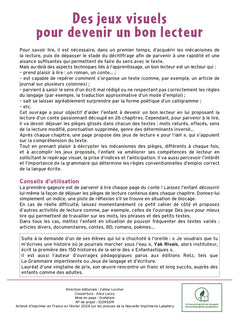 Des jeux visuels pour se perfectionner en lecture - 8-10 ans