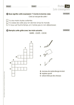 Aider l'élève à acquérir du vocabulaire CE1-CE2