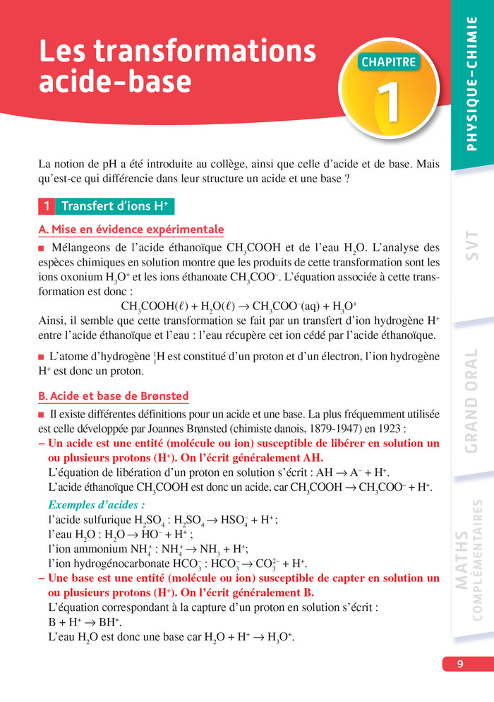 Objectif BAC Ma compil' de spécialités Physique-Chimie et SVT + Grand Oral + option Maths complément