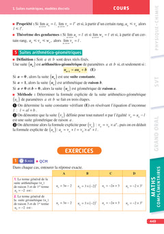 Objectif BAC Ma compil' de spécialités Physique-Chimie et SVT + Grand Oral + option Maths complément