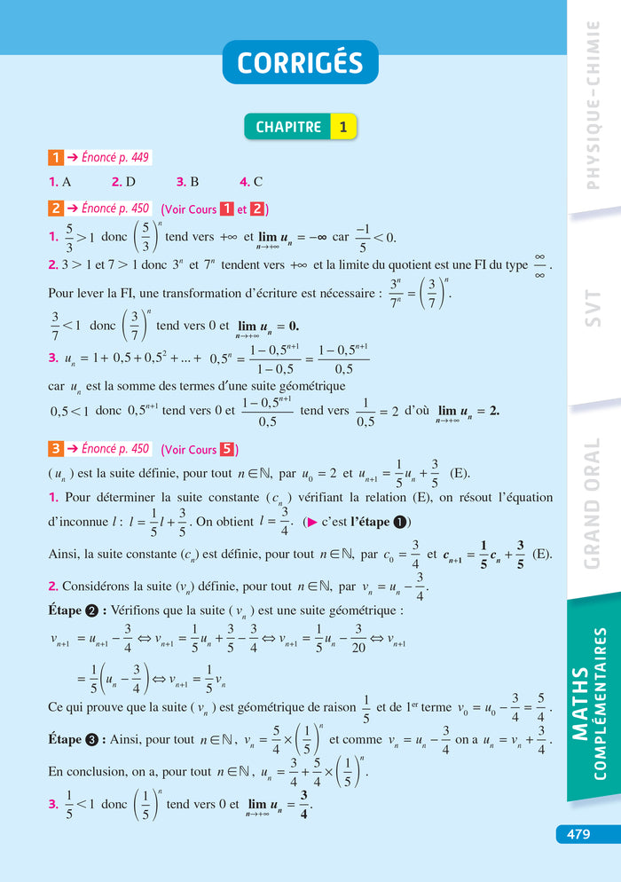 Objectif BAC Ma compil' de spécialités Physique-Chimie et SVT + Grand Oral + option Maths complément