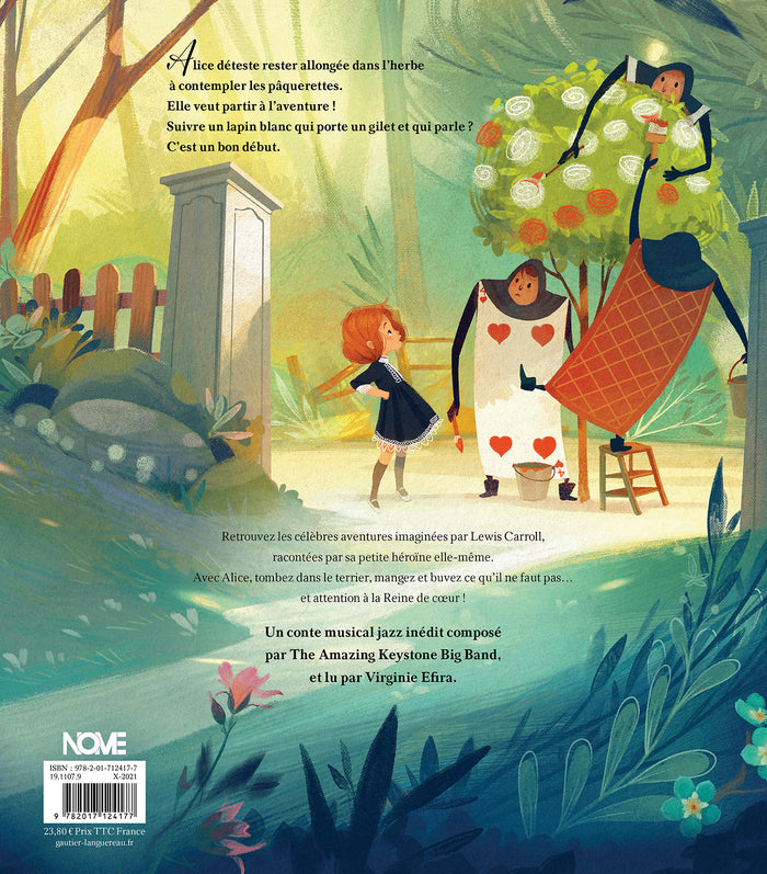 Alice au pays des merveilles - Livre CD