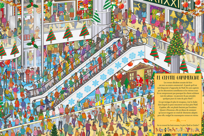 Où sont cachés les rennes du père Noël ?