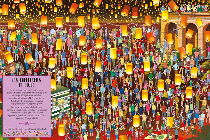 Où sont cachés les rennes du père Noël ?