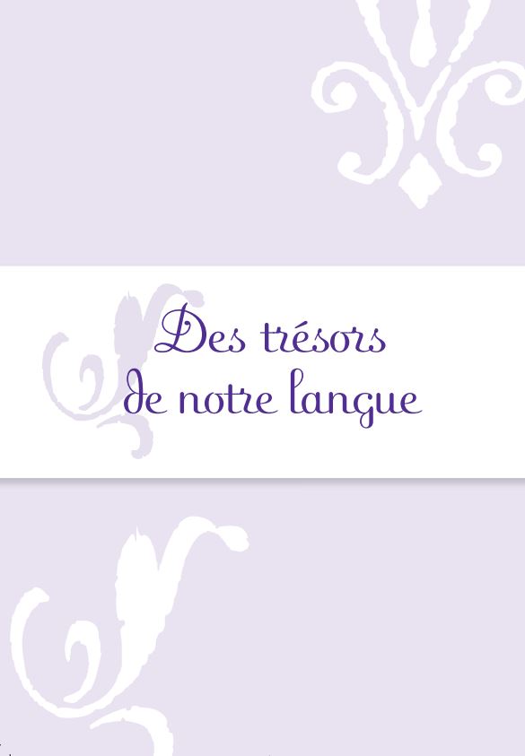 Petites chroniques du français