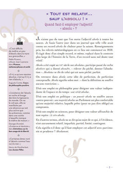 Petites chroniques du français