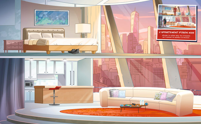 Les Univers Marvel : Stickers - La Tour des Avengers