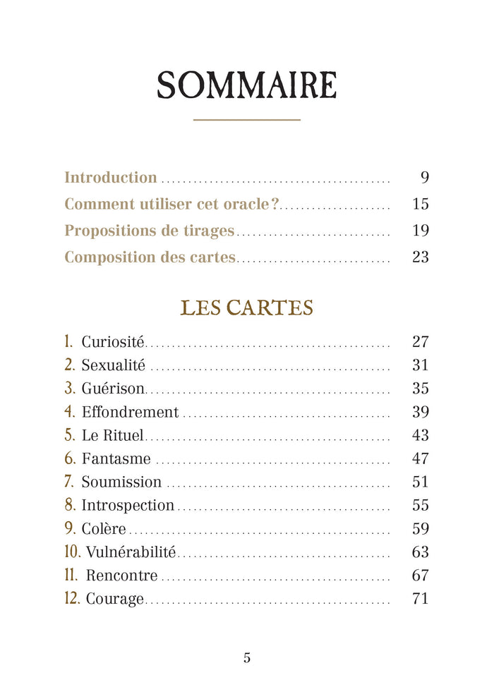 L'oracle des curieux hasards