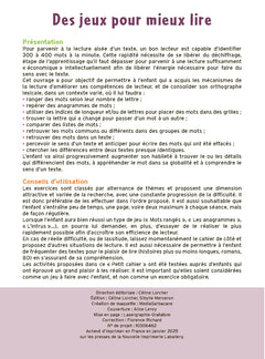 Des jeux pour mieux lire
