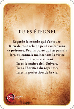 Le secret cartes de manifestation