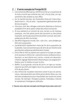 Le principe 80/20 au quotidien