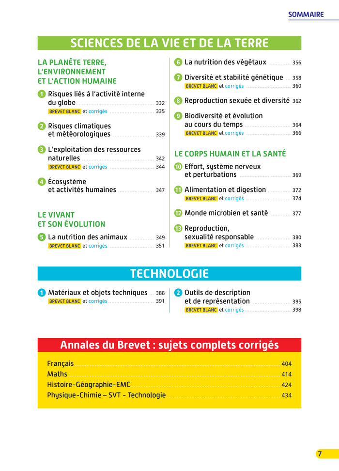 Objectif Brevet Tout-en-un 2022