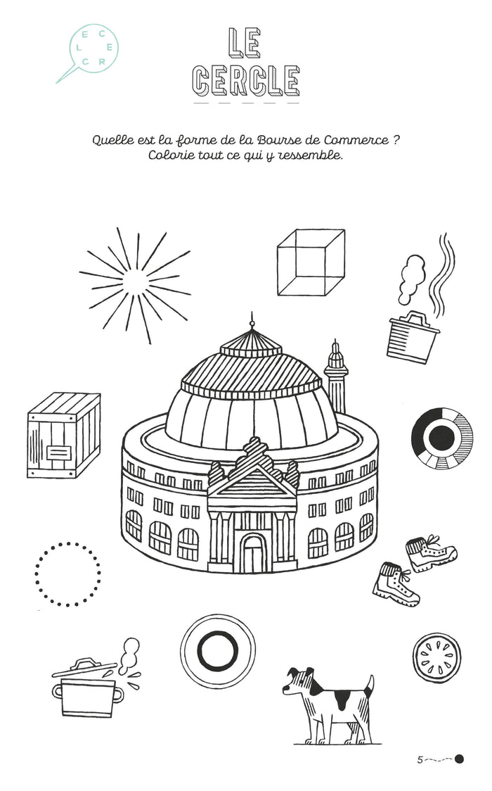 Cahier de coloriage Bourse de Commerce