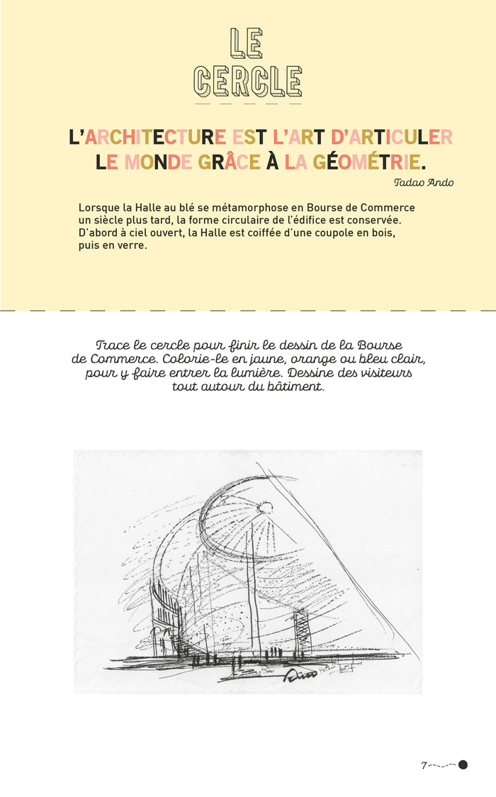 Cahier de coloriage Bourse de Commerce