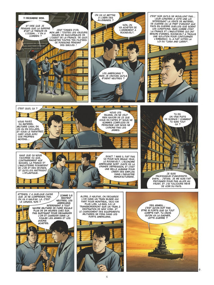 Les Chasseurs d'écume - 1939, Les sardines sous le contrôle de la Gast.