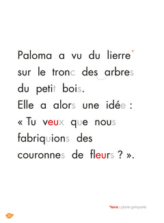 La couronne de fleurs, niveau 3 - J'apprends à lire Montessori