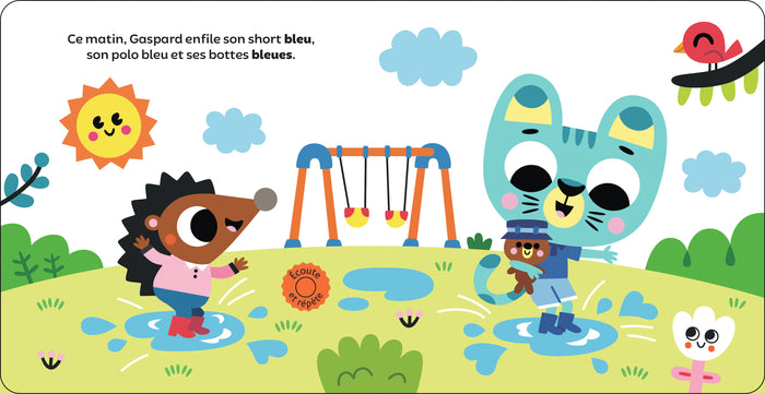 Gaspard découvre les couleurs