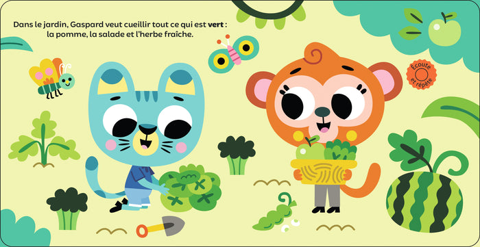 Gaspard découvre les couleurs