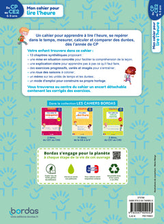 Mon cahier pour lire l'heure