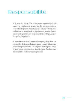 Les rythmes et rituels de l'enfant