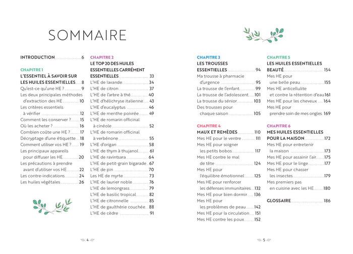 Les 20 huiles carrément essentielles