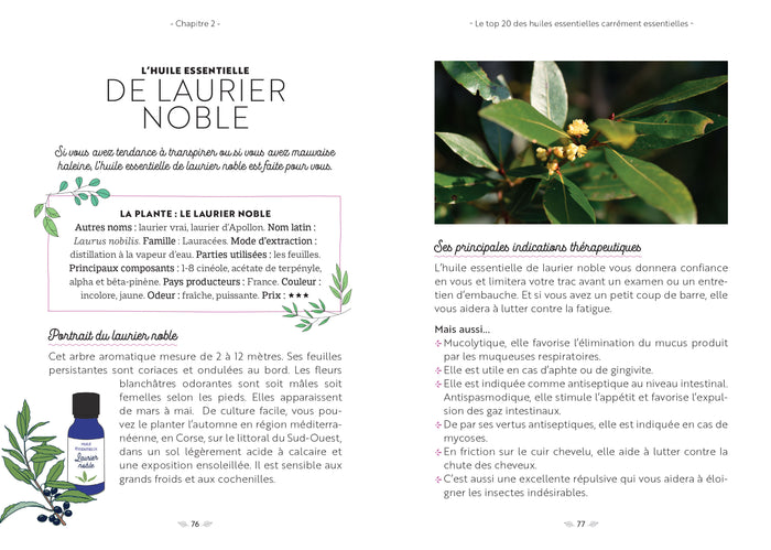 Les 20 huiles carrément essentielles