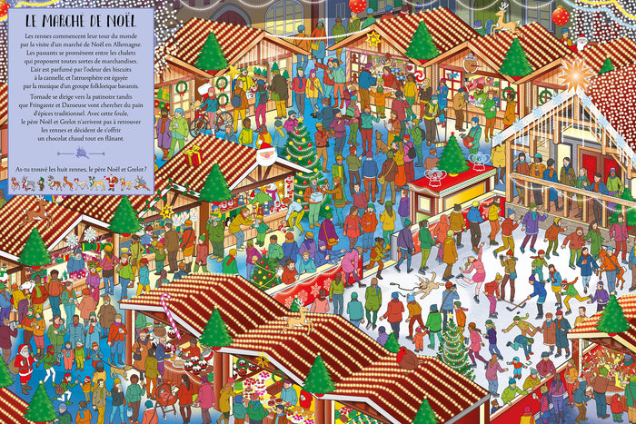 Où sont cachés les rennes du père Noël ?