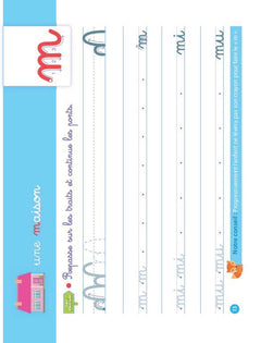 Mon cahier d'écriture petites lettres sp gauchers