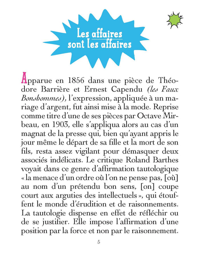 Les expressions françaises dans votre poche