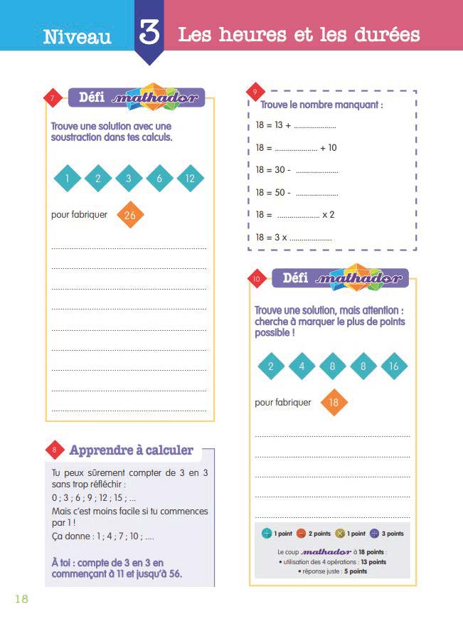 Numéro 1 en maths avec Mathador CE2