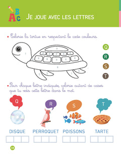 Mon petit cahier pour apprendre l'alphabet