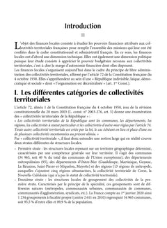 Fondamentaux - Finances locales