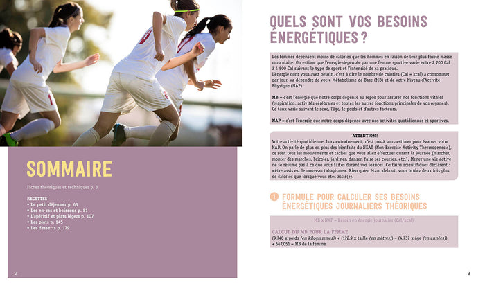 L'assiette de la sportive