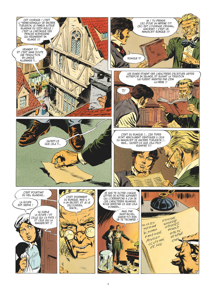 Voyage au centre de la terre en BD