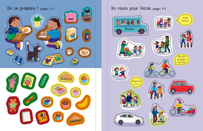 L'école - Autocollants Usborne