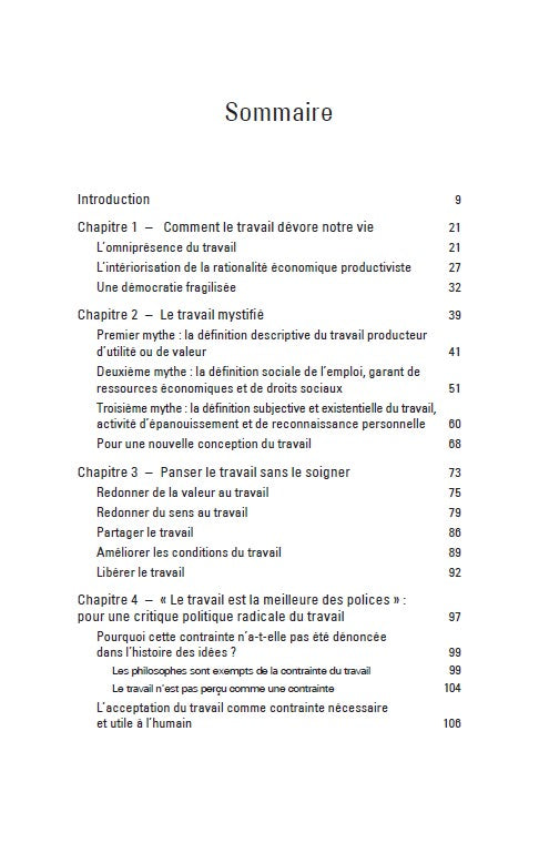 Travailler moins pour vivre mieux