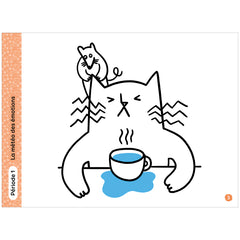 Zamizen - Apprivoiser les émotions avec les Zamizen PS MS GS - Chevalet + Guide pédagogique