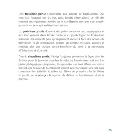 Le harcèlement entre élèves - prévenir et agir