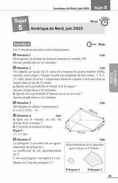 Annales Brevet Maths 2025