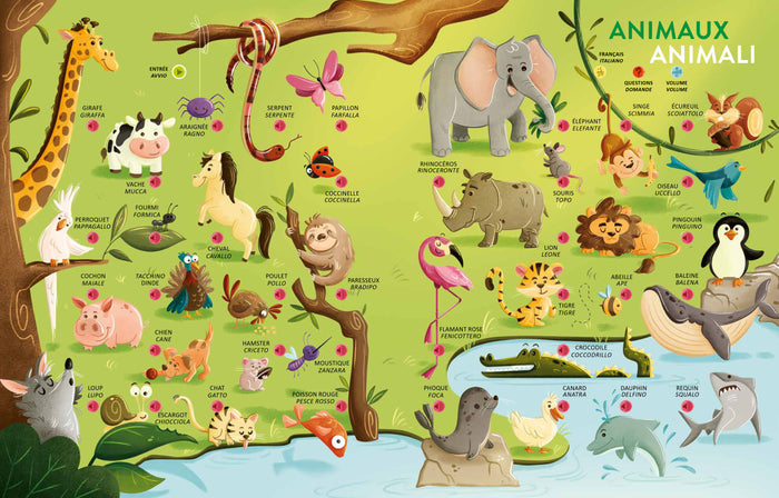 Apprendre l'italien facilement - Livre sonore interactif