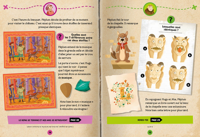 Enquête Mystère - Panique au château fort