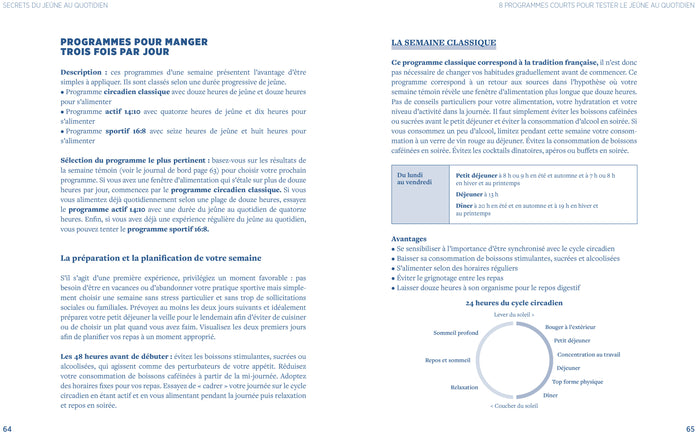 Secrets du jeûne au quotidien