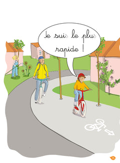 La balade à vélo, niveau 1 - J'apprends à lire Montessori