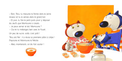 Tilou bleu fait sauter les crêpes