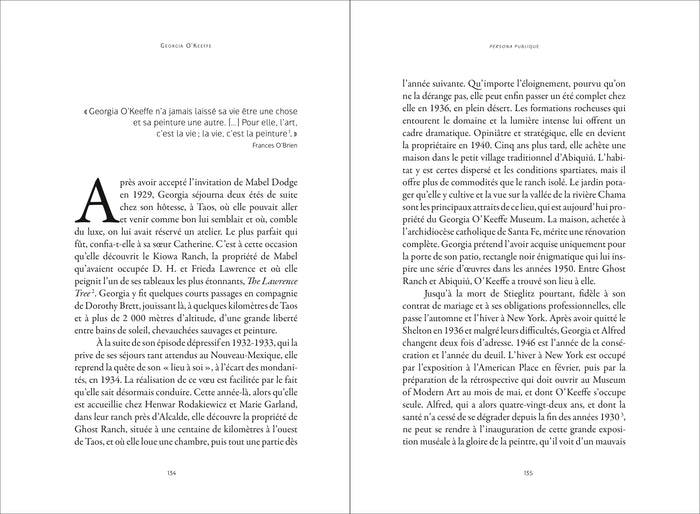 Georgia O'Keeffe, une icône américaine